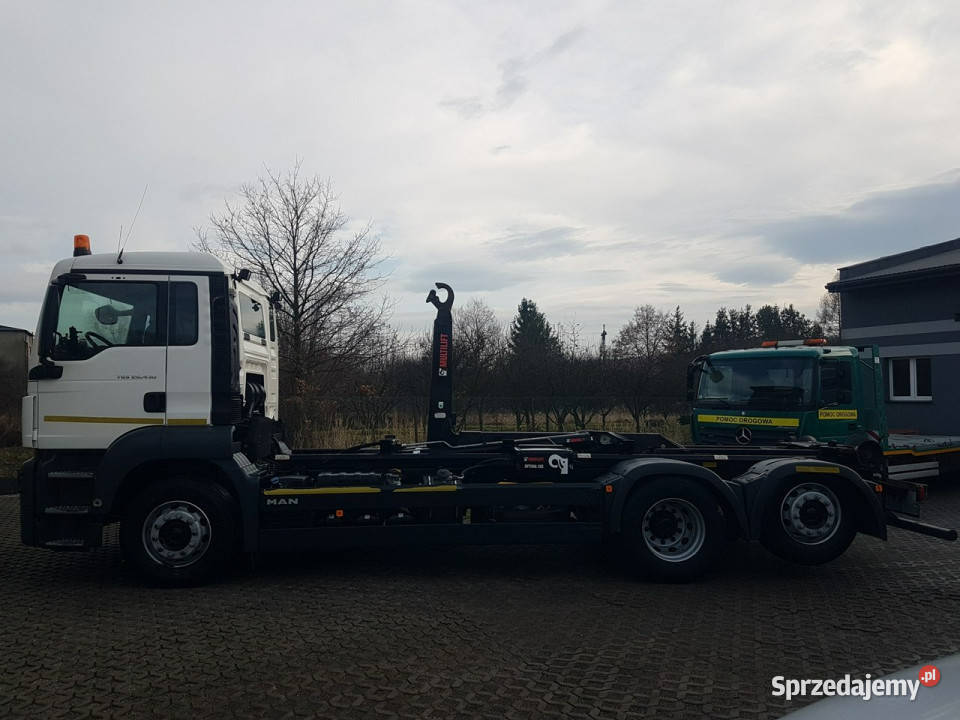 MAN TGS 26430 3 OSIE HAKOWIEC MULTILIFT OPTIMA klimatyzacja śląskie Poręba