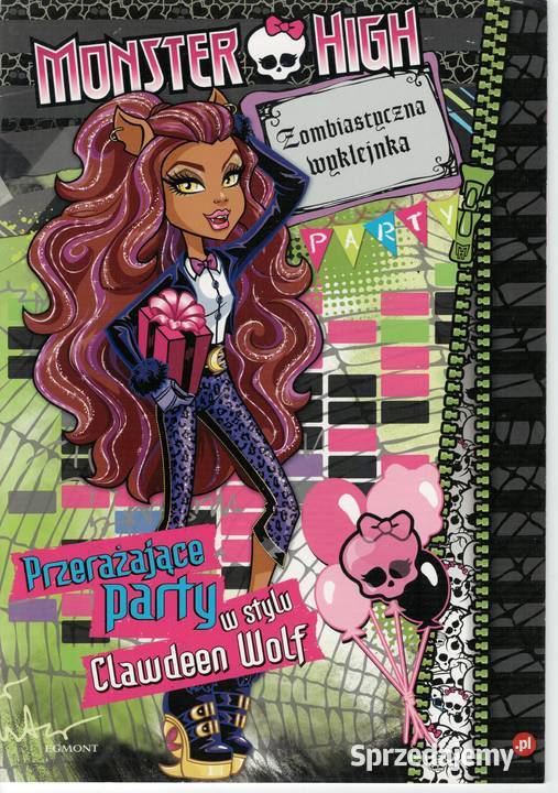 Monster High Zombiastyczna Wyklejanka Warszawa