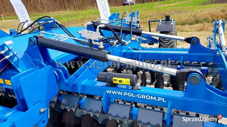 Brona talerzowa Agregat 4m zawieszana ciągana