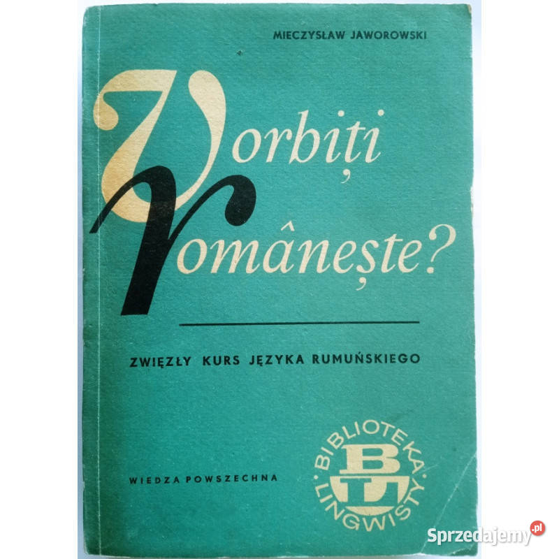 Vorbiti Romaneste Zwięzły kurs języka miękka Świdnica