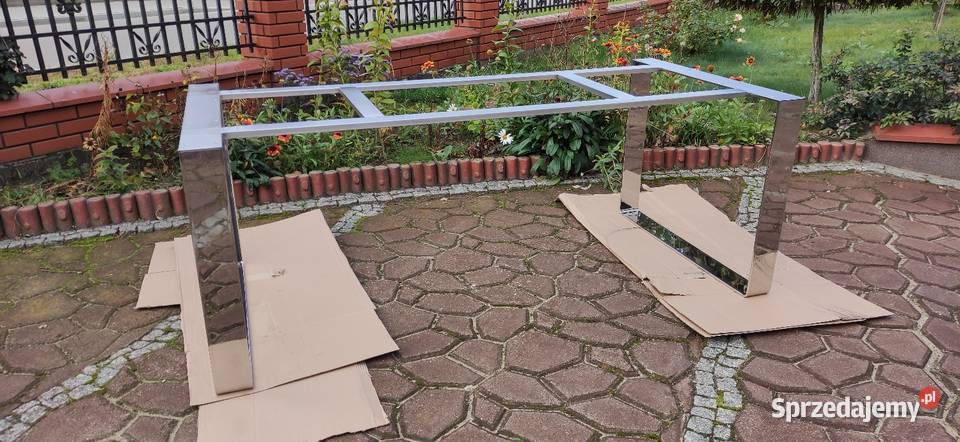 Stelaż stołu stal nierdzewna polerowana 90cm Stoły Żuromin sprzedam