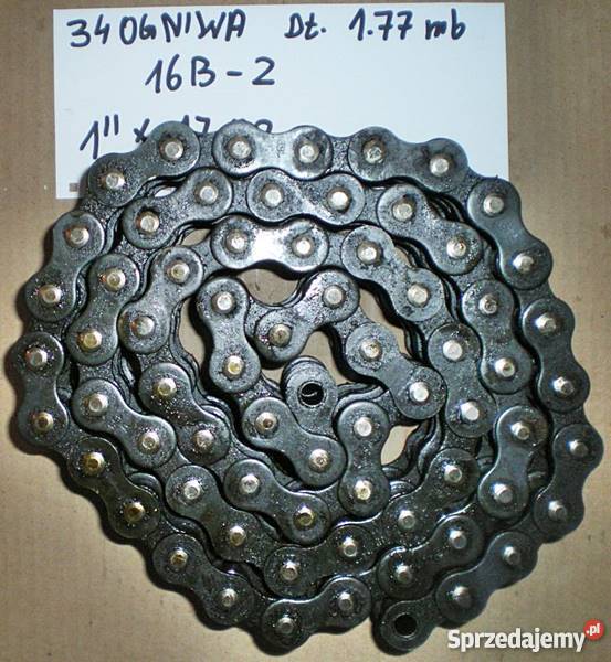 Łańcuch rolkowy dwurzędowy 16 B2 1 x 1702 mm Ostrów Wielkopolski sprzedam