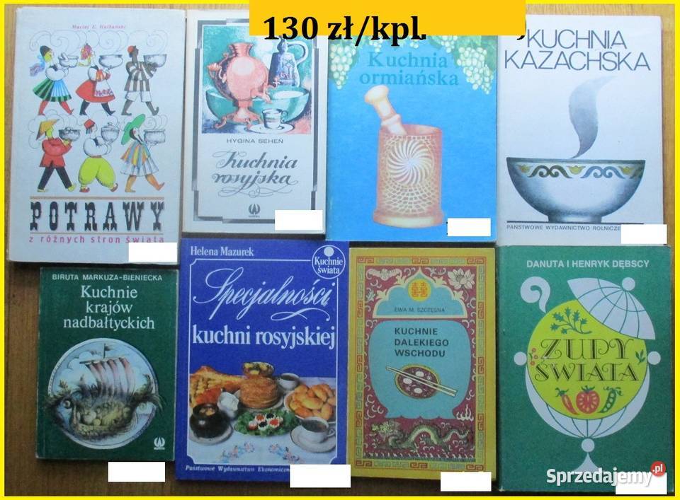 Książki kulinarne kuchnie światakazachska Łódź