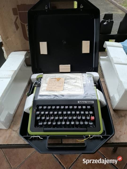 Maszyna do pisania Herbos 1300F NOWA NIGDY NIE Jaktorów