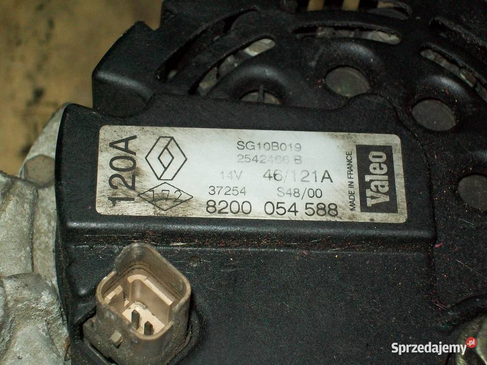 Scenic II 19 DCI Alternator Valeo 120A Mińsk Mazowiecki