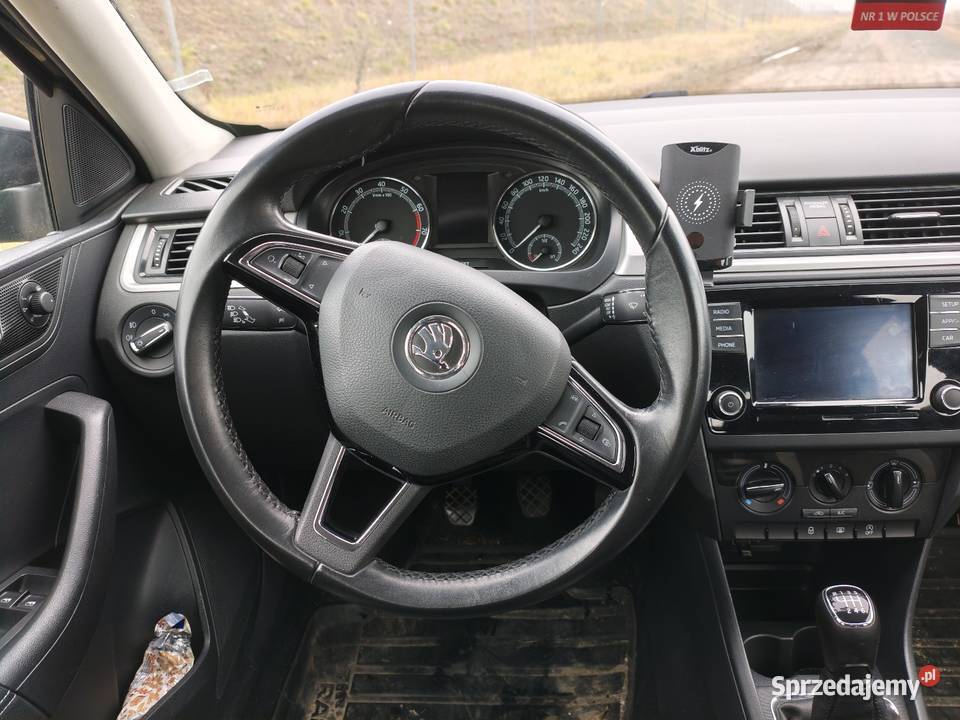 Skoda Rapid Liftback 10TSI 6biegów polski salon garażowany wielkopolskie Gniezno