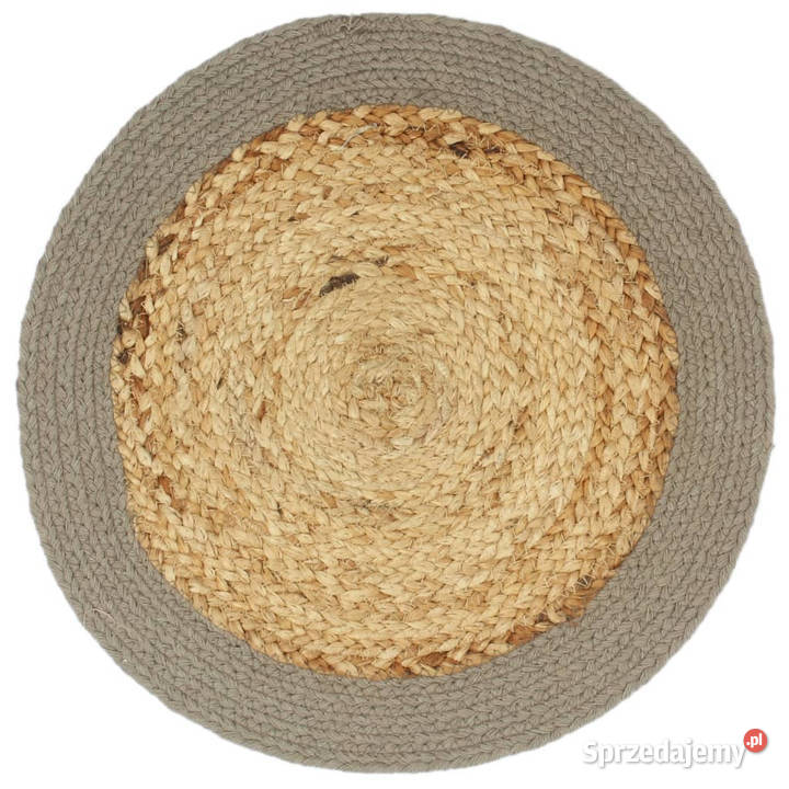 Maty na stół 6 naturalny i szary 38 juta i Warszawa