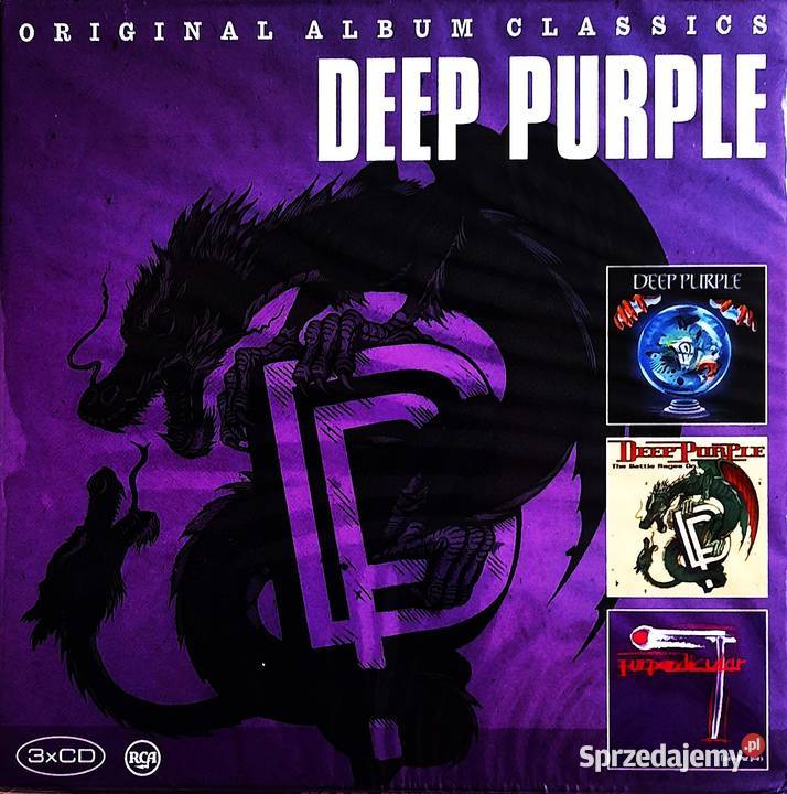 Nowy Zestaw 3 Płytowy CD Rock Legenda Deep Muzyka mazowieckie Wołomin