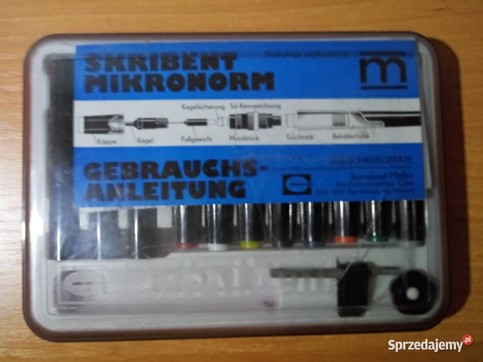 Zestaw pisaków SKRIBENTMIKRONORM do kreślenia Olkusz