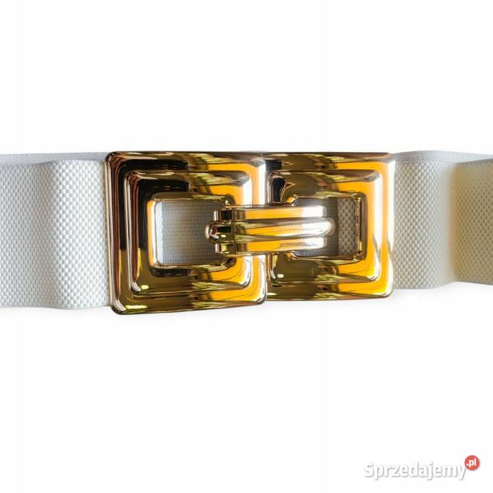 Pasek DamskiGUMA OZDOBNA BIŻUTERIA cekiny Pątnów