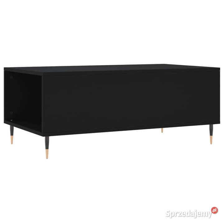 Stolik kawowy czarny 90x50x365 materiał Warszawa