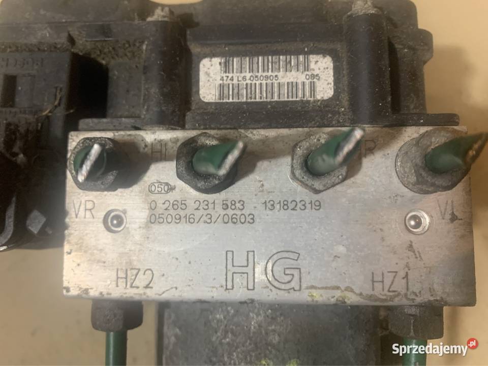 Pompa sterownik abs 0265800443 opel corsa c pompy hamulcowe zachodniopomorskie Szczecin