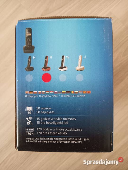 Telefon stacjonarny bezprzewodowy Panasonic