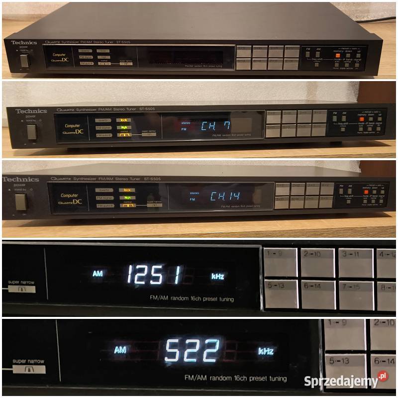 Tuner Technics STS505 sprawdzony sprawny Piotrków Trybunalski sprzedam
