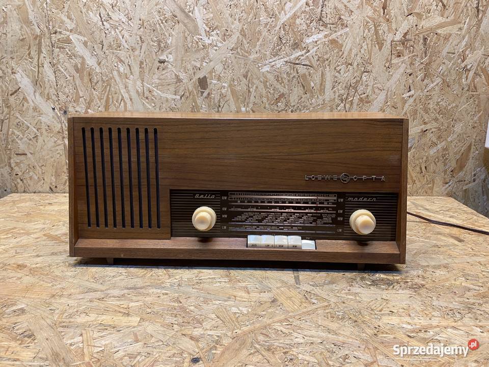 Radio lampowe Loewe Opta Bella Modern film Gałkowice-Ocin sprzedam