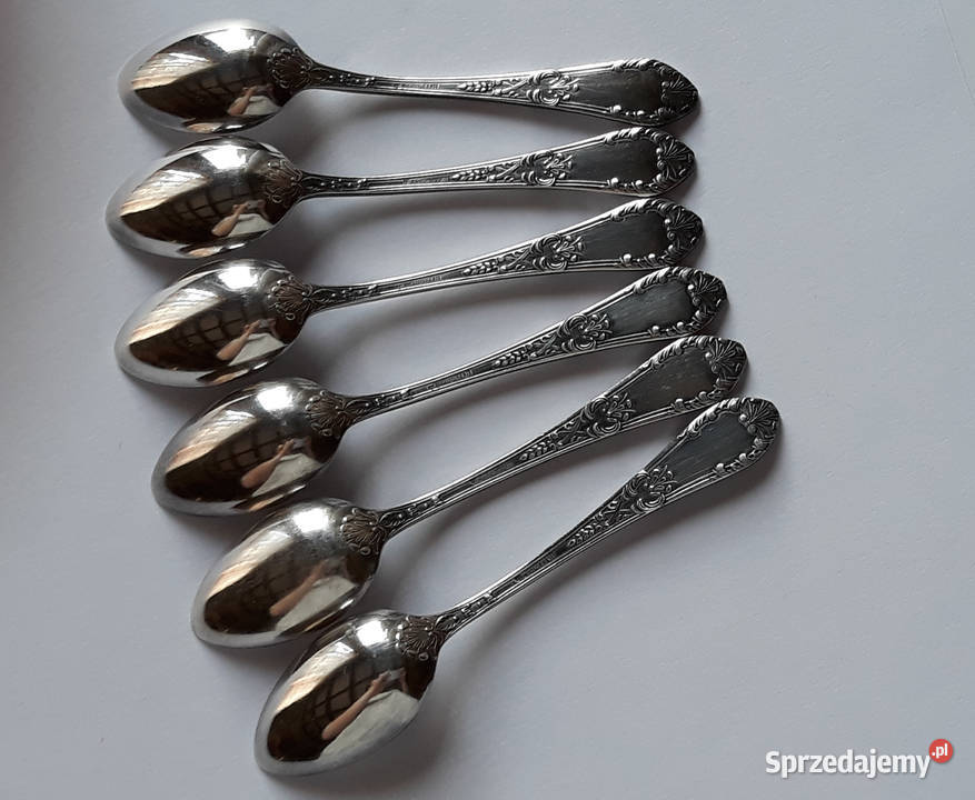 Posrebrzane łyżeczki do kawy mokki ROMAŃSKI Dąbrowa Górnicza