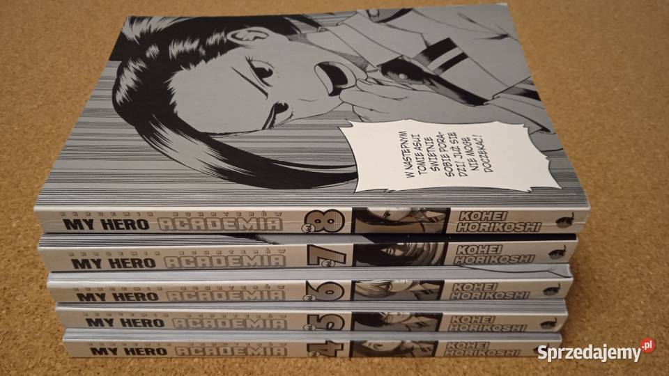 Manga My Hero Academia tomy 4 8 Warszawa