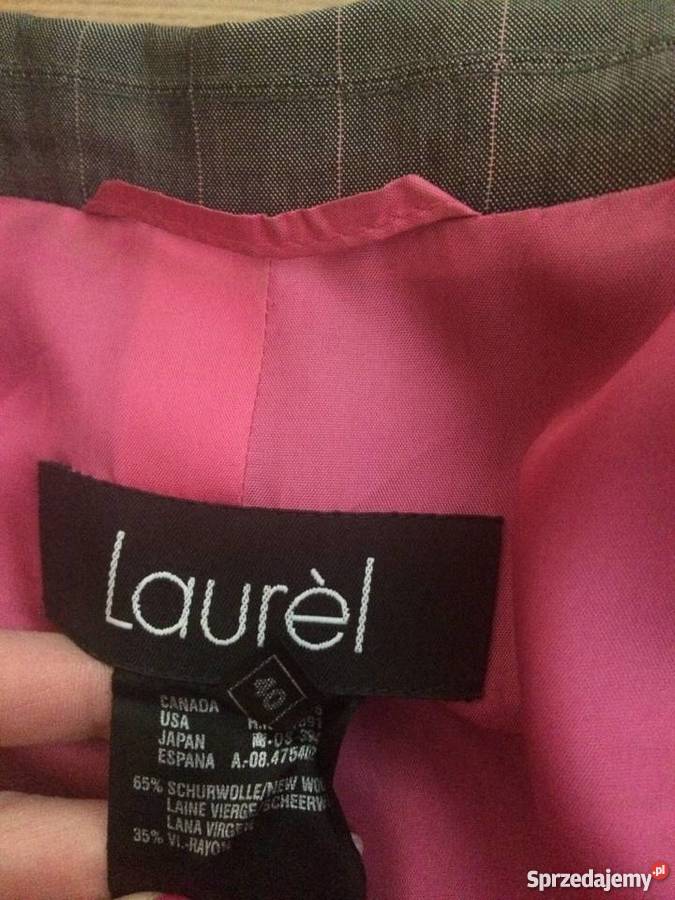 Kostium marynarka żakiet spódnica LAUREL r LXL