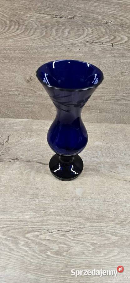Wazon szkło kobaltowe Warszawa