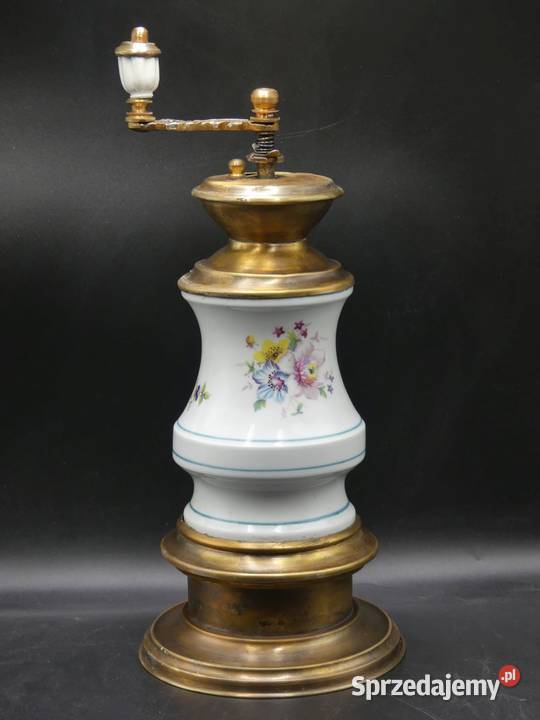 Duży niespotykany młynek do kawy sygnowany Poznań