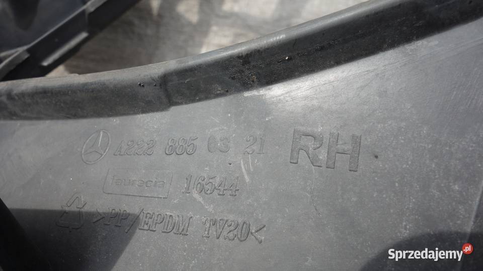 MERCEDES W222 13 ŚLIZG ZDERZAKA PRAWY PRZÓD Ruda Śląska