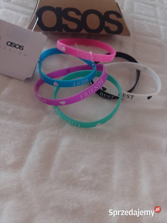 ASOS Zestaw wiekokolowych bransoletek Dodatki Kraków sprzedam