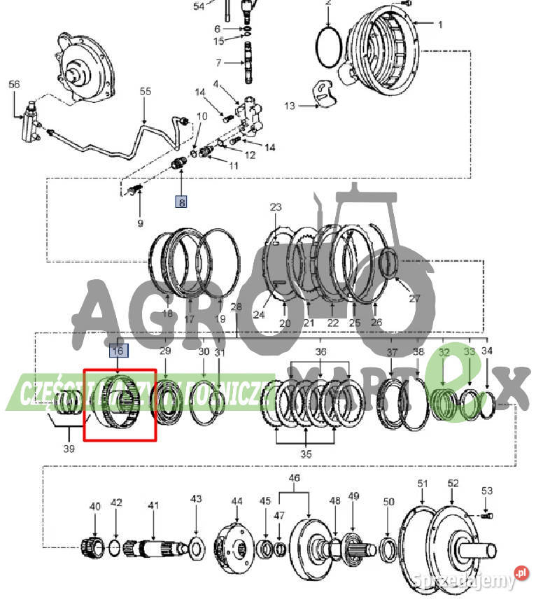 84125558 82929714 OBUDOWA CNH Wichrów