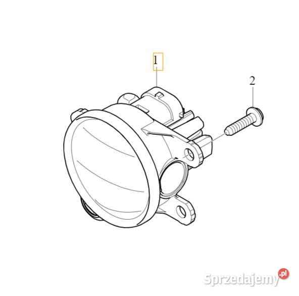 VOLVO EX40 XC40 halogen lewy LED przeciwmgielny dolnośląskie