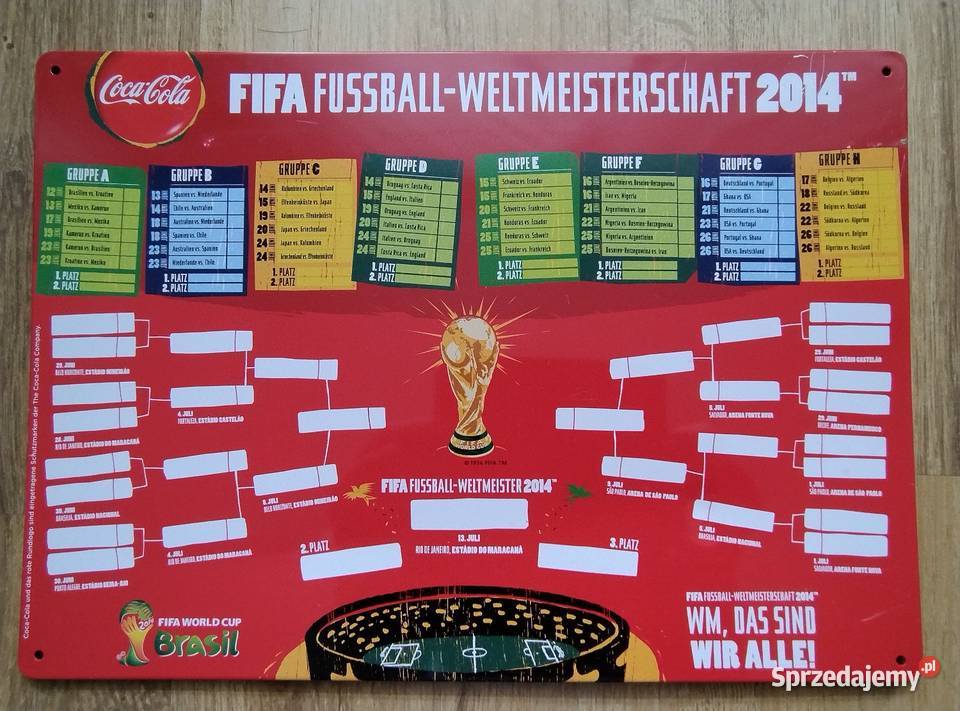 Tablica z mistrzostw świata w piłce nożnej Żory sprzedam