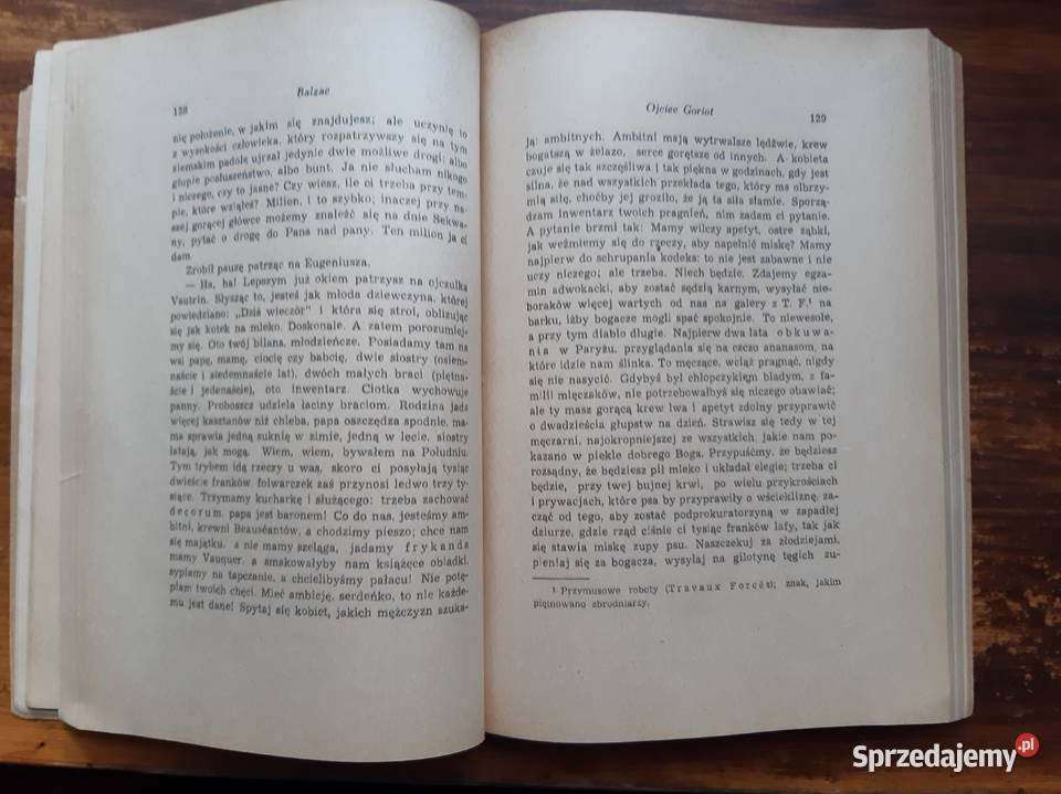 Honor de Balzac Ojciec Goriot 1949 sprzedam