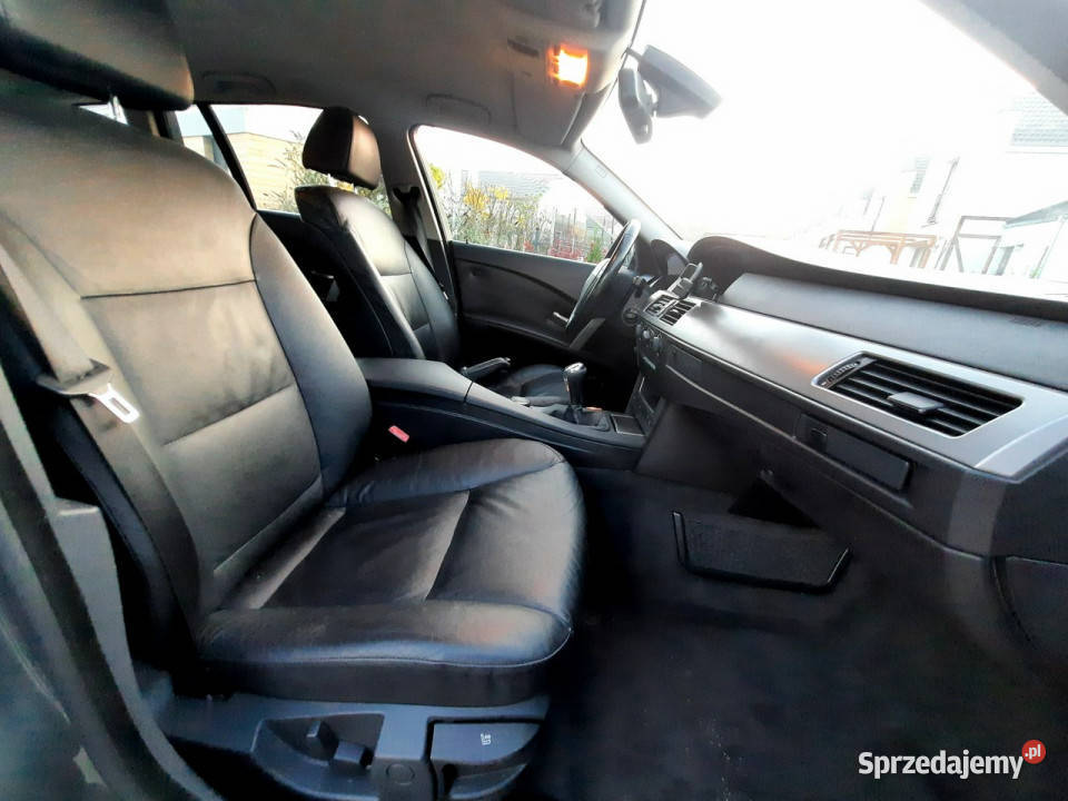 BMW 525 25i 218 NAVI SKÓRA MANUAL Rata600zl E60 Śrem