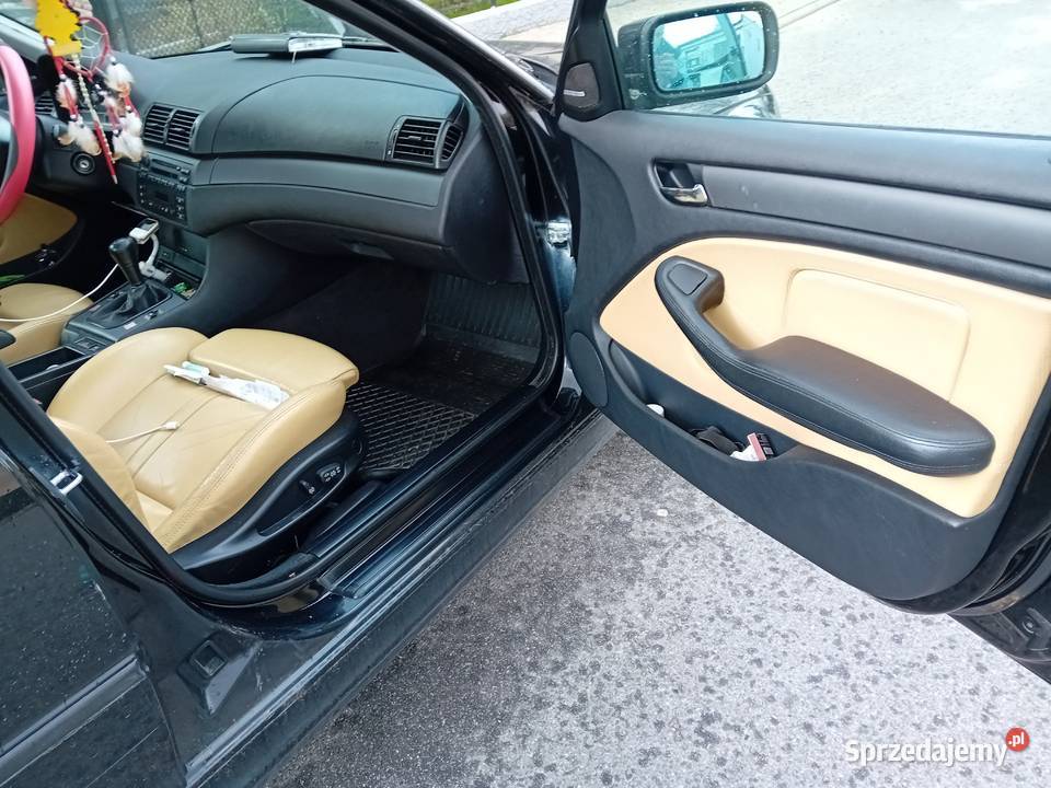 Bmw e46 320D MPakiet klima webasto skóry banan wielkopolskie Ostrzeszów