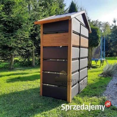 Wiata śmietnikowa dwuspad 15x05m Schowek Morąg