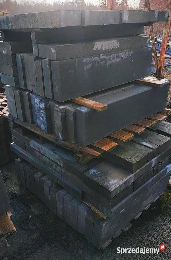 PROMOCJA Obrzeża betonowe 8x25x100 szare 2 Gat Parszów
