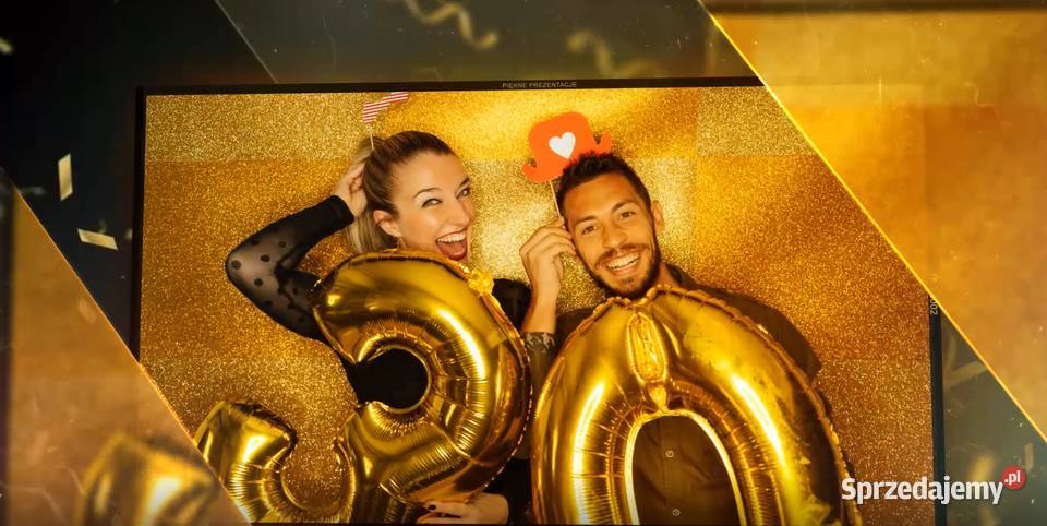 Piękna prezentacja na 30 urodziny Śluby, wesela, przyjęcia śląskie