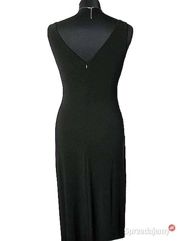 Elegancka sukienka MAXI 40 L biust92 Inny materiał Siedlce sprzedam