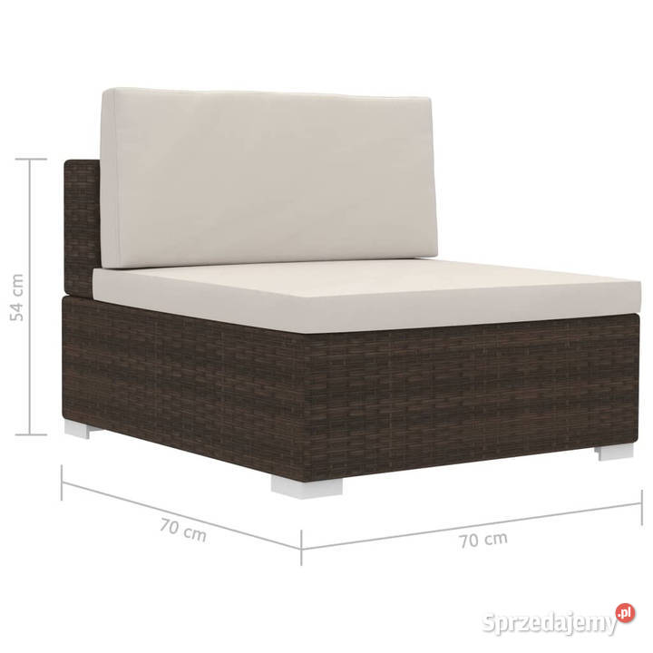 4częściowa sofa do ogrodu z poduszkami Warszawa