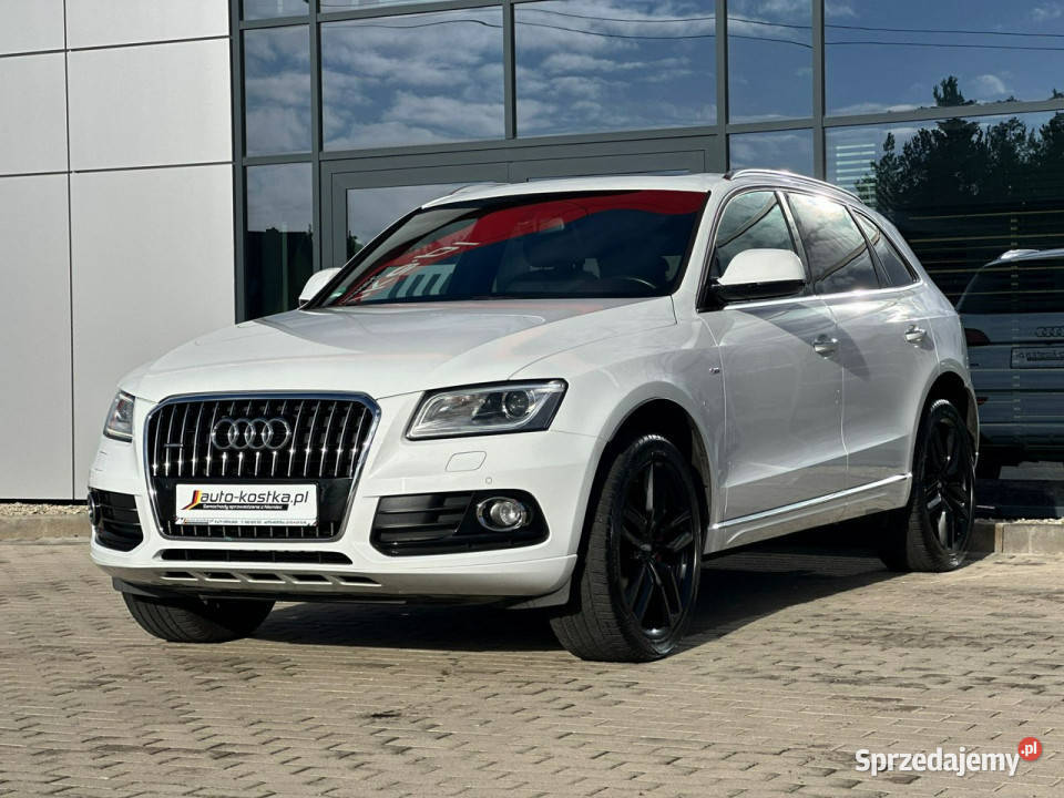 Audi Q5 SLine Półskóra Xenon Navi Grzane fotele opolskie Kąty Opolskie