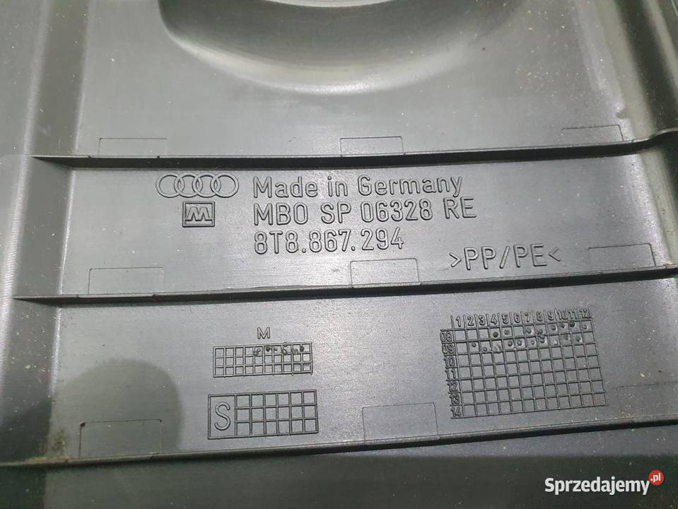 OSŁONA NAKŁADKA SŁUPKA PRAWA AUDI A5 8T