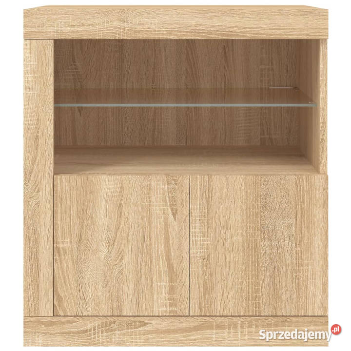 Szafka z oświetleniem LED dąb sonoma 605x37x67 Warszawa