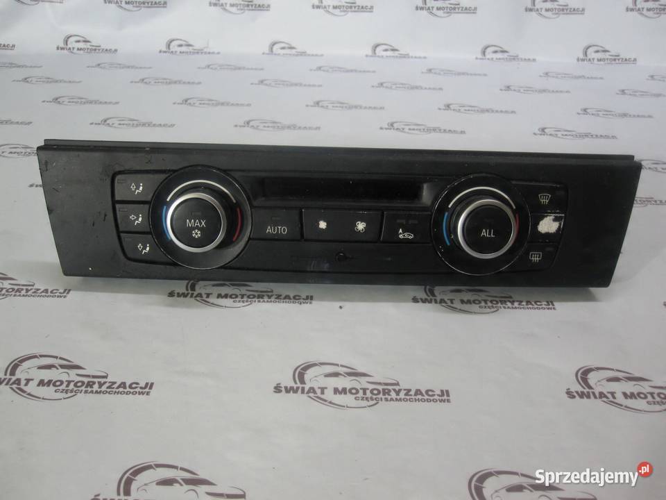 BMW E90 LIFT 10r panel klimatyzacji 9242410 Panele sterowania, przełączniki świętokrzyskie