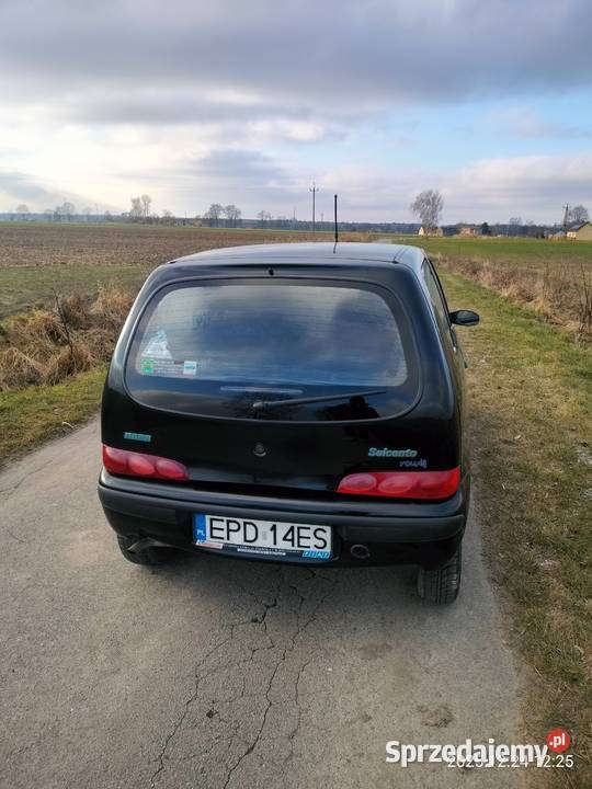 fiat seicento 900 benzyna gaz Rok produkcji 1999 Motoryzacja Zalesie sprzedam