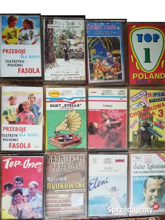 Kasety magnetofonowe z przebojami z lat Płyty i kasety łódzkie sprzedam