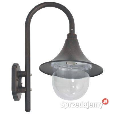 vidaXL Ścienna lampa ogrodowa 42 E27 aluminiowa Warszawa