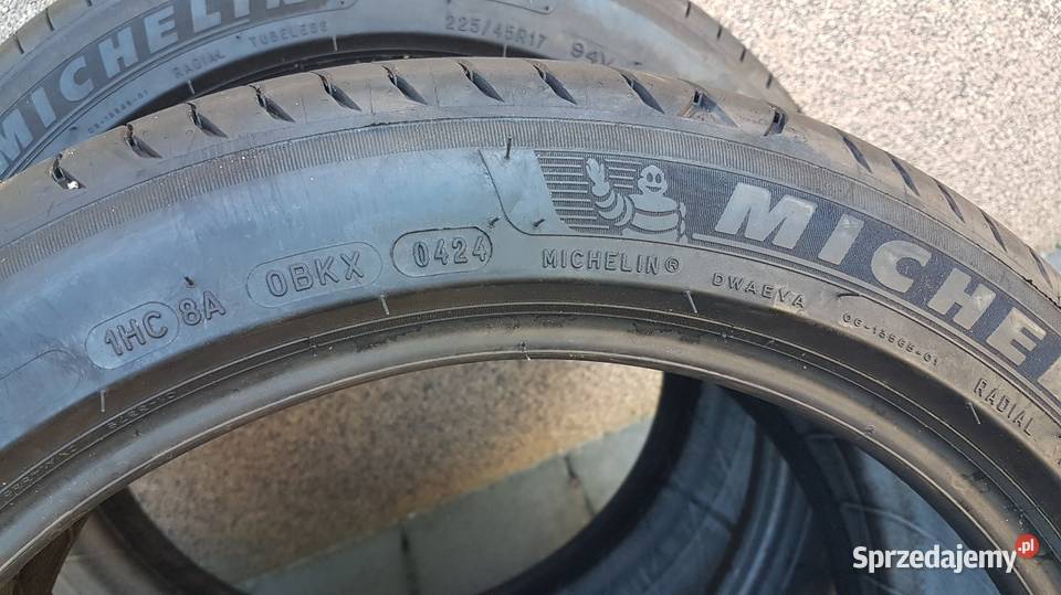 Opony 225 45 R 17 V Michelin Primacy 4 S1 Load 45 Ostrzeszów sprzedam