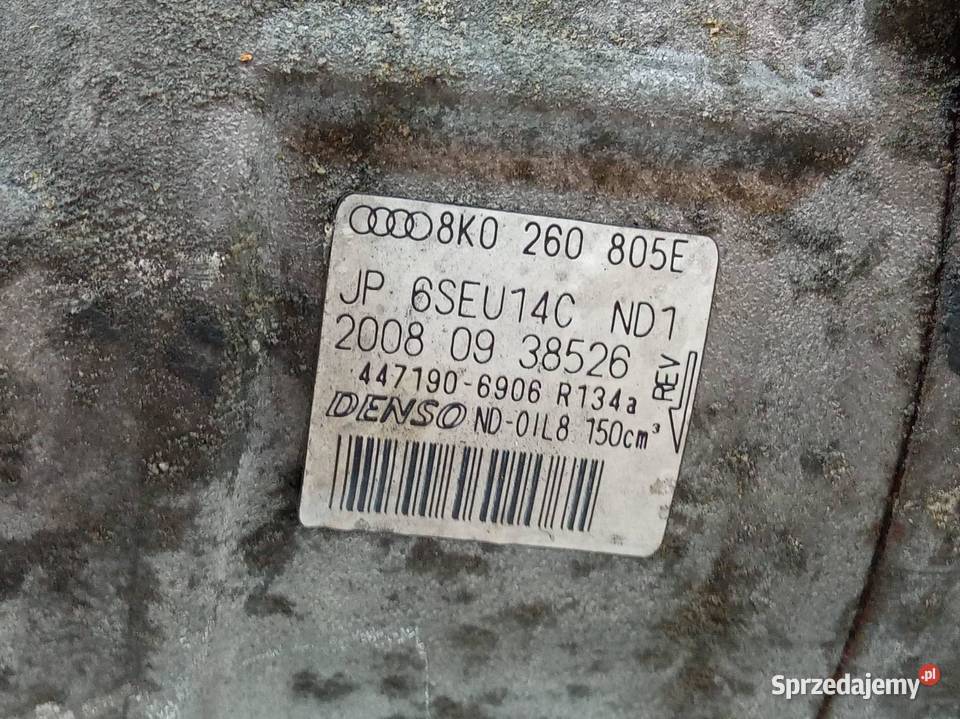 SPRĘŻARKA KLIMATYZACJI 8K0260805E 20 TDI Audi A4