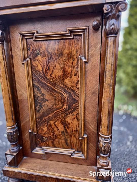 Piękna orzechowa szafka z końca XIX wieku zachodniopomorskie Szczecin