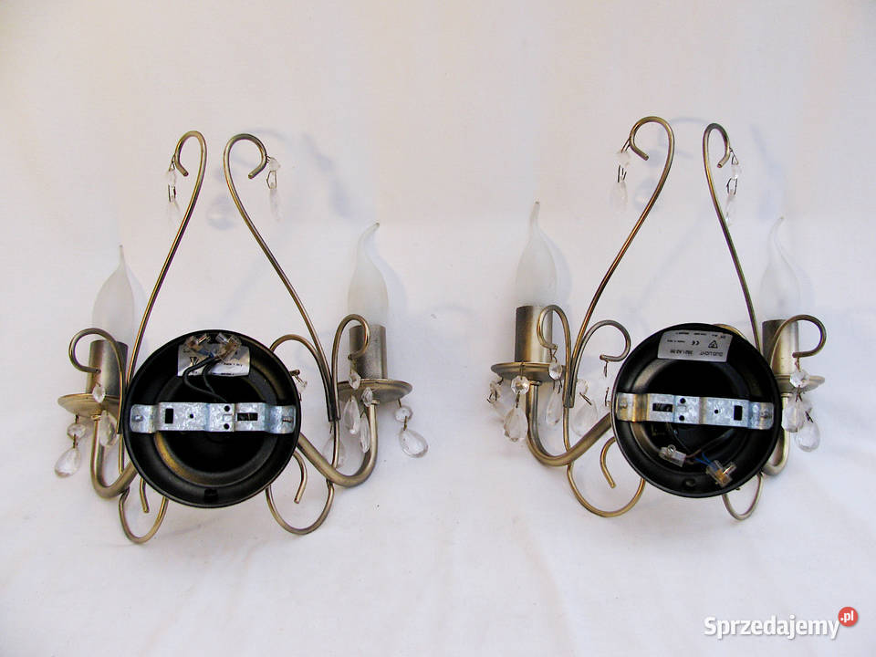 2 kinkiety kryształki