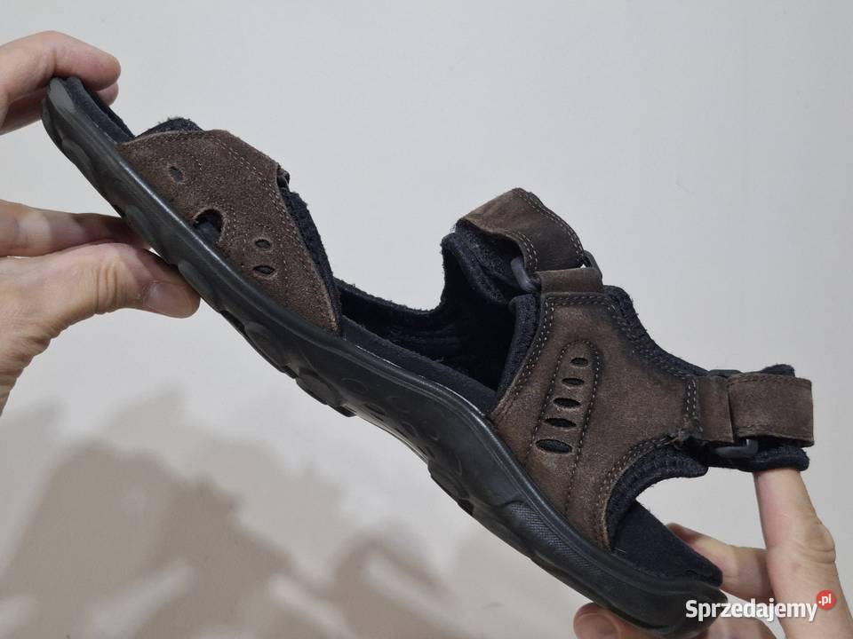 Sandały 45 Ecco Offroad skórzane trekkingowe czarny Sandały i klapki sprzedam