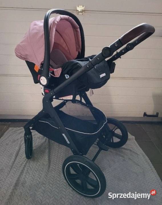 Wózek dziecięcy wielofunkcyjny 3w1 składany Okonek